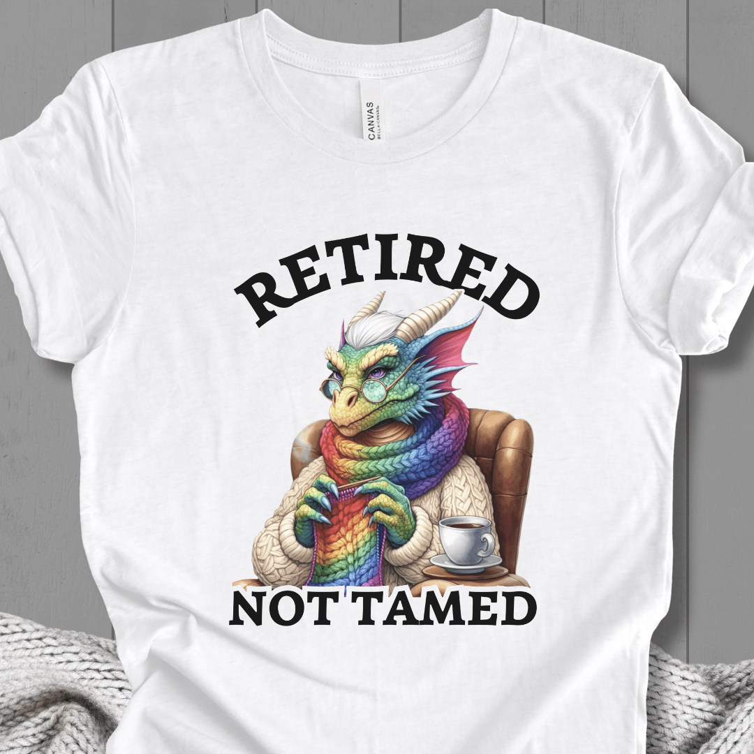 Retired not tamed T-Shirt White / S