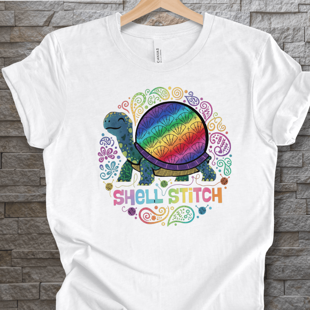 Shell Stitch T-Shirt White / S