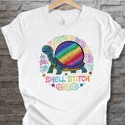 Shell Stitch T-Shirt White / S