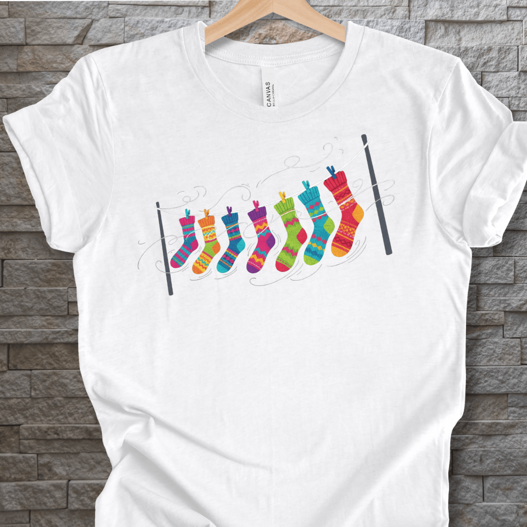 Sock Line T-Shirt White / S