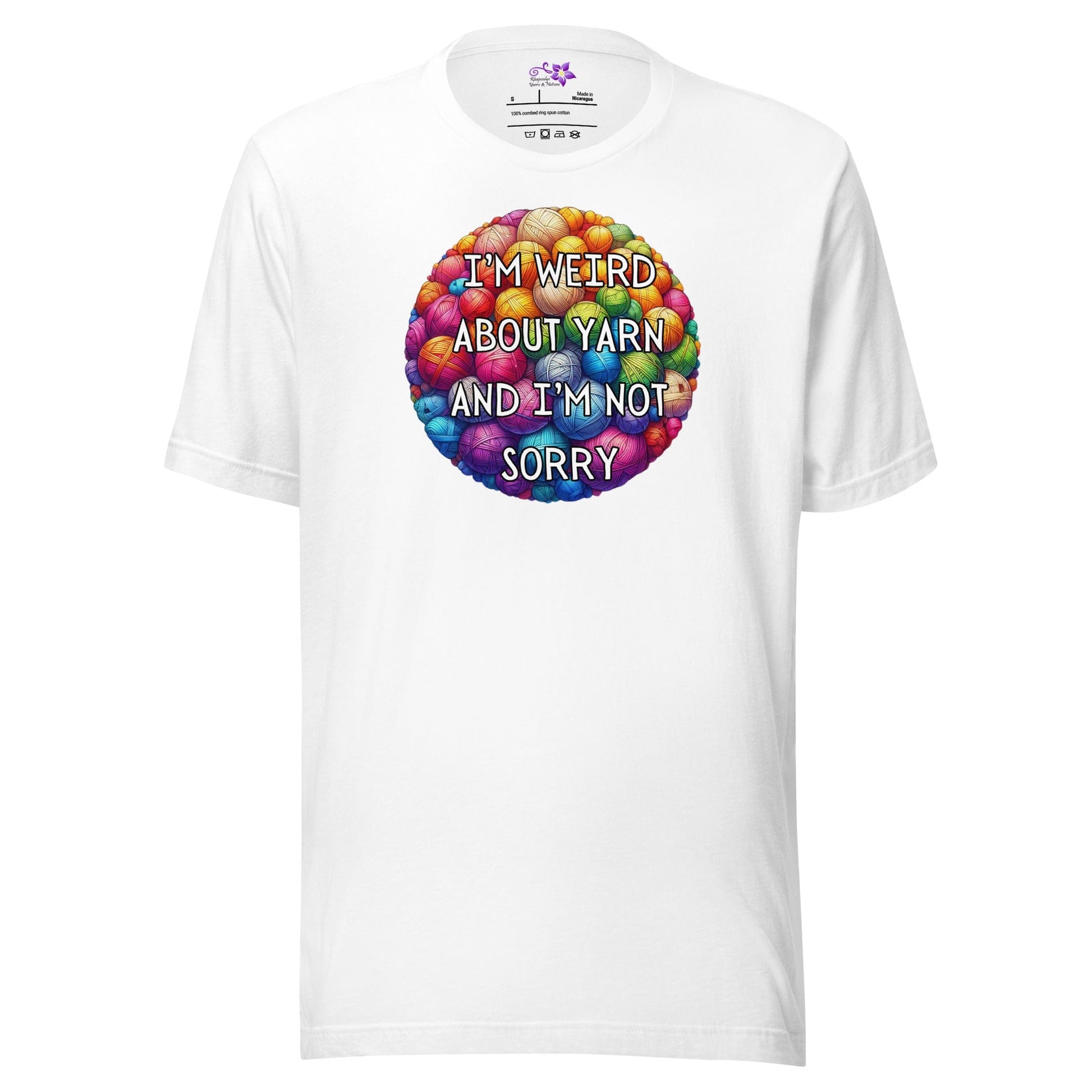 Weird About Yarn T-Shirt White / S