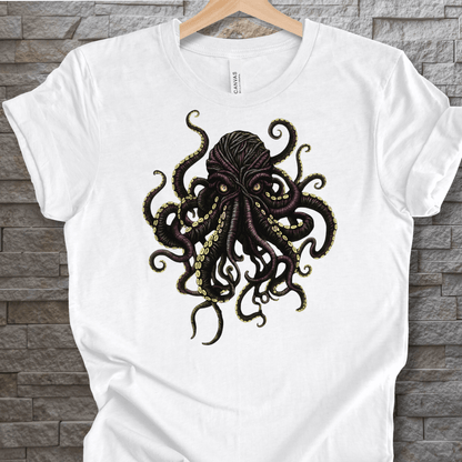 Yarn Sea Monster T-Shirt White / S