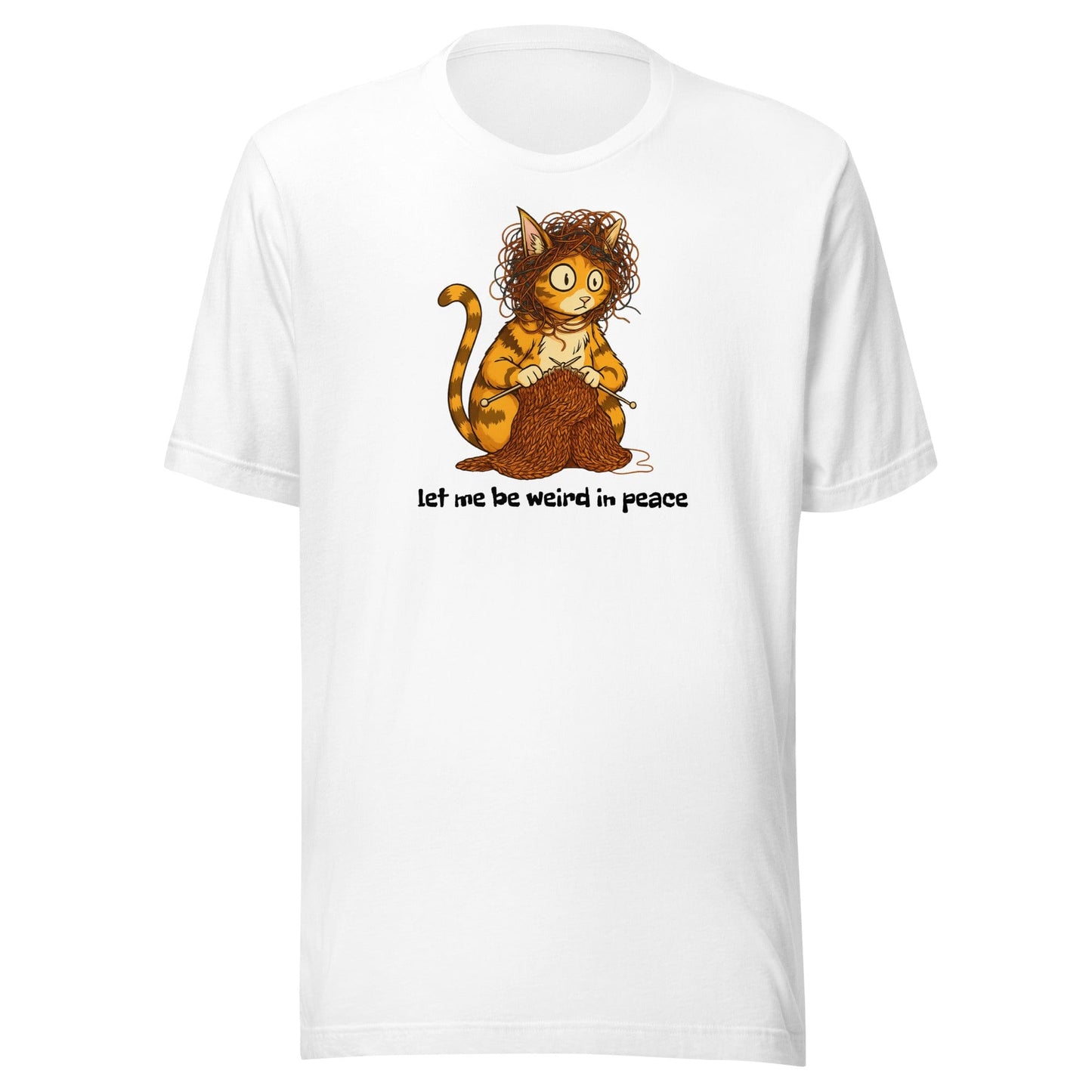 Be Weird in Peace T-Shirt White / XS