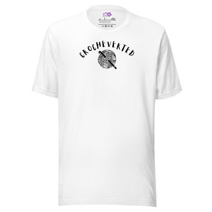 Crocheverted Crew Neck T-Shirt White / XS
