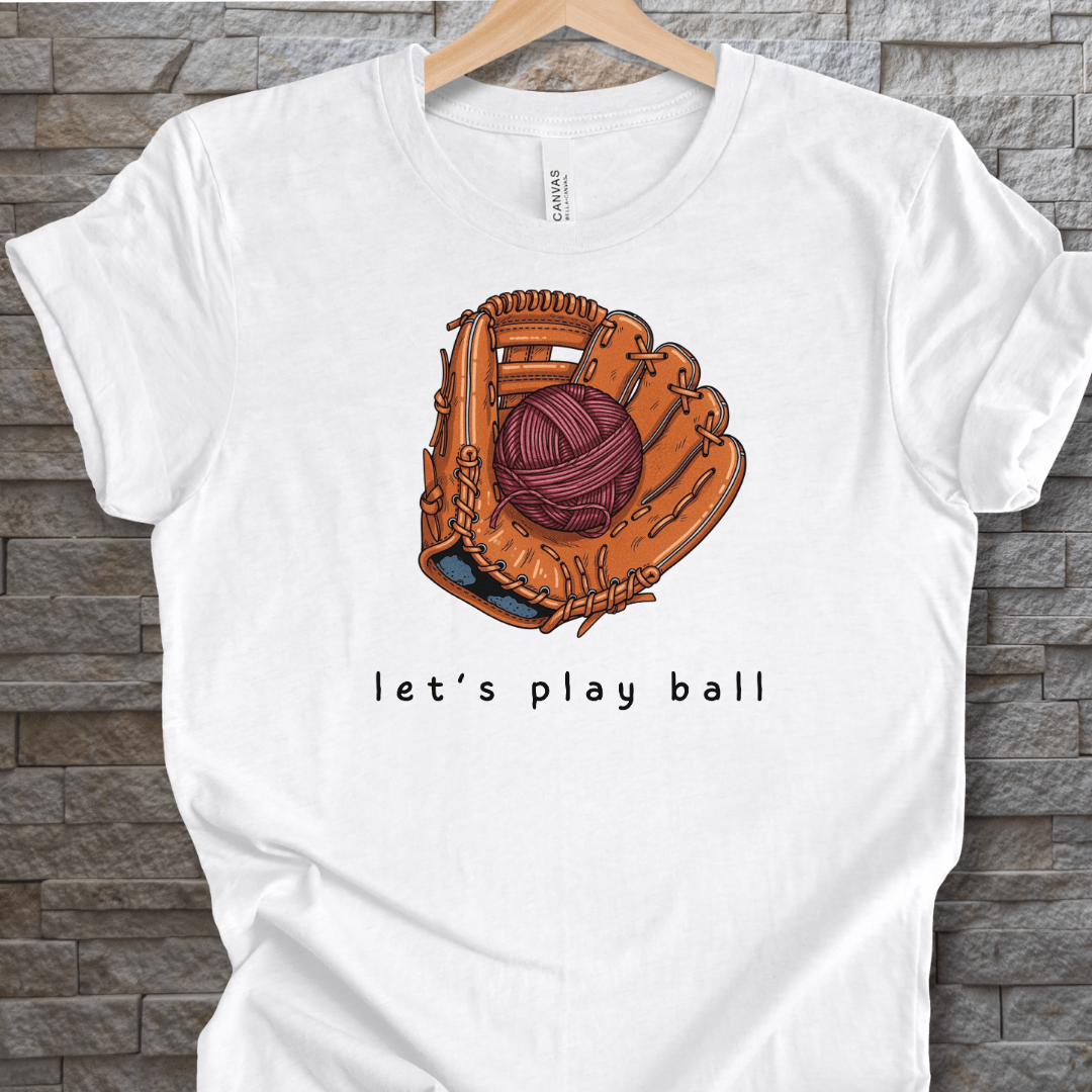 Let's Play Ball T-Shirt White / XS