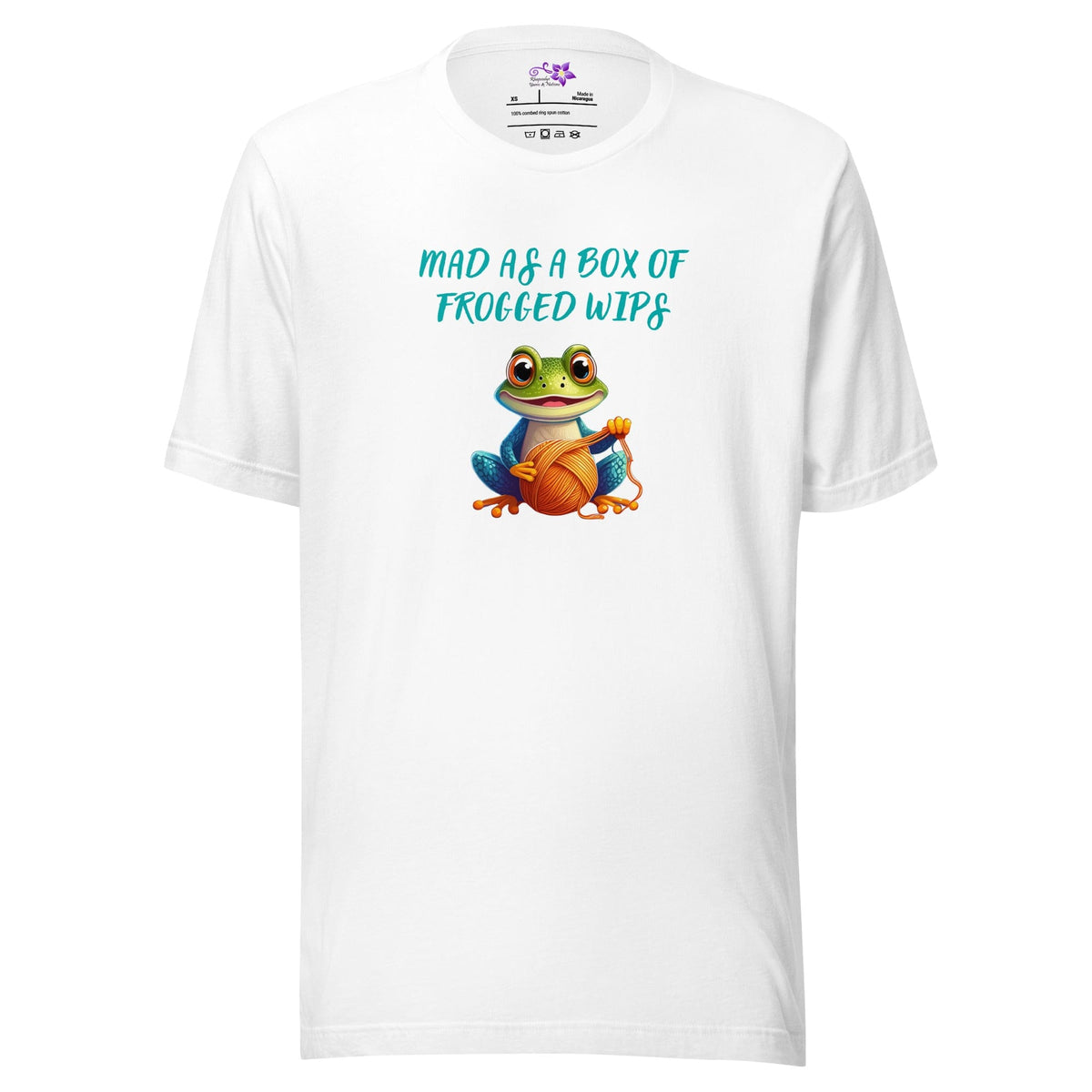 Mad as a box of Frogged WIPS Crew Neck T-Shirt White / XS