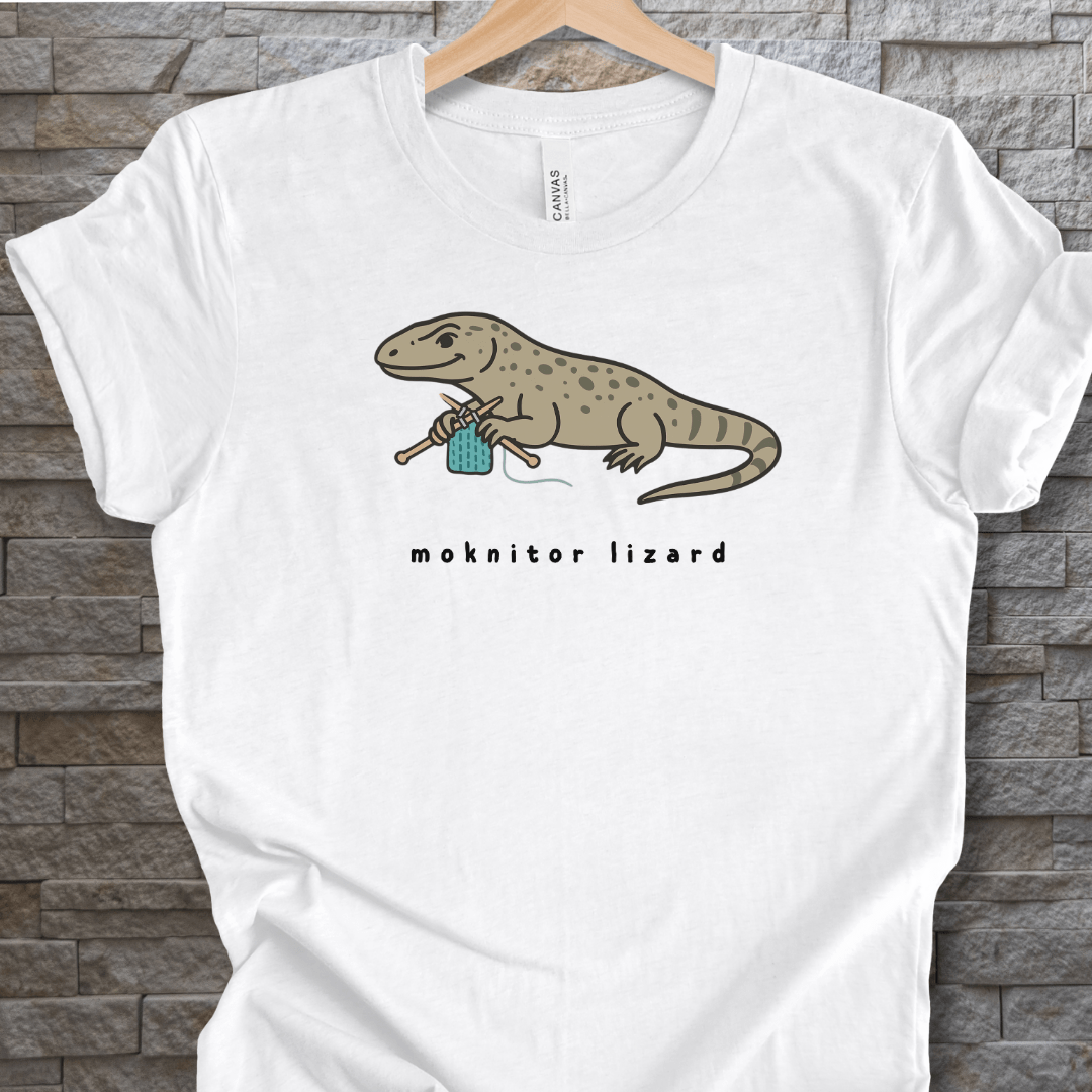 Moknitor Lizard t-shirt White / XS