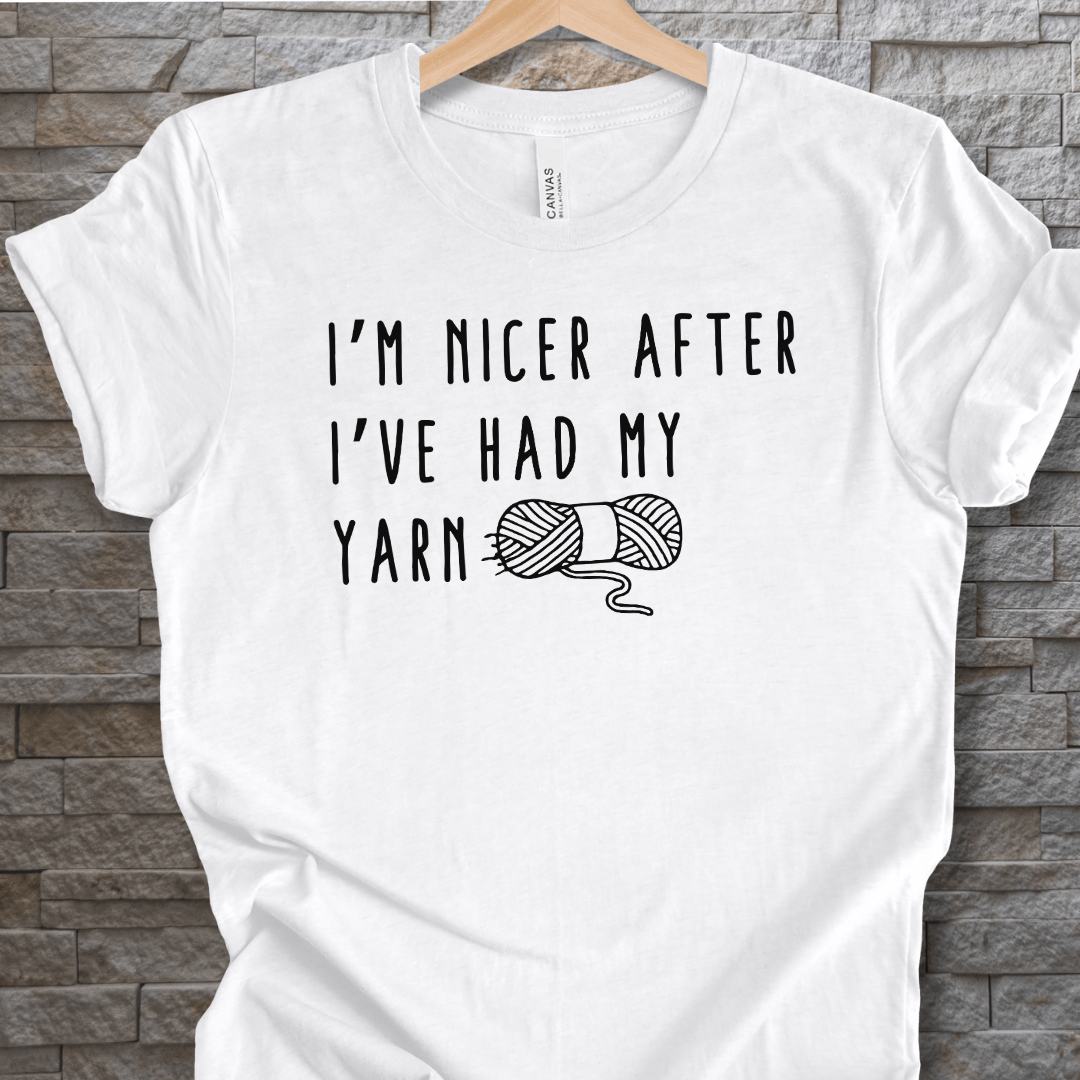 Nicer After Yarn T-Shirt White / XS