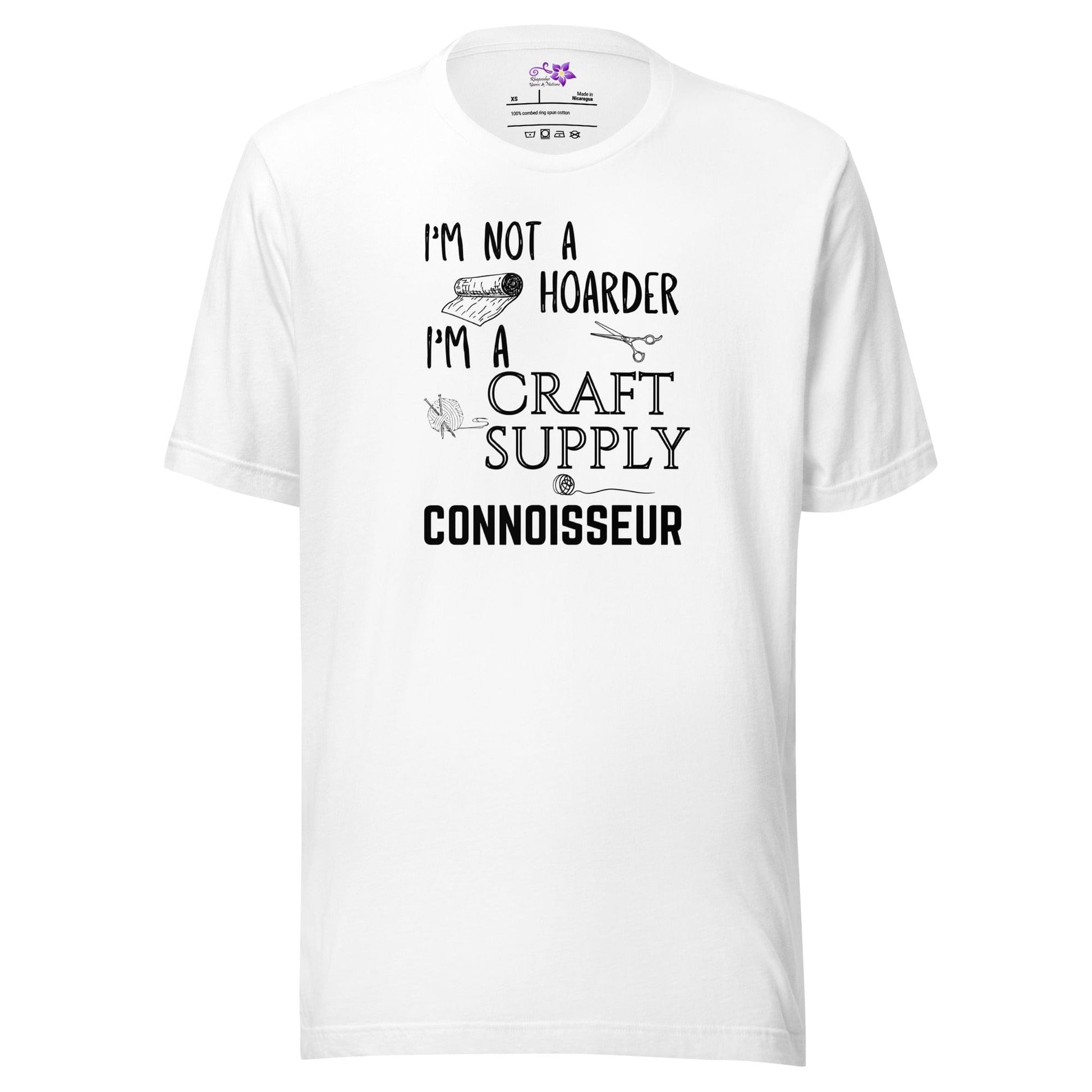 Not A Hoarder Crew Neck T-Shirt White / XS