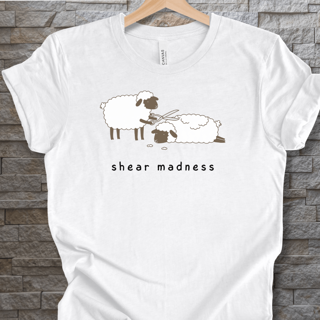 Shear Madness t-shirt White / XS