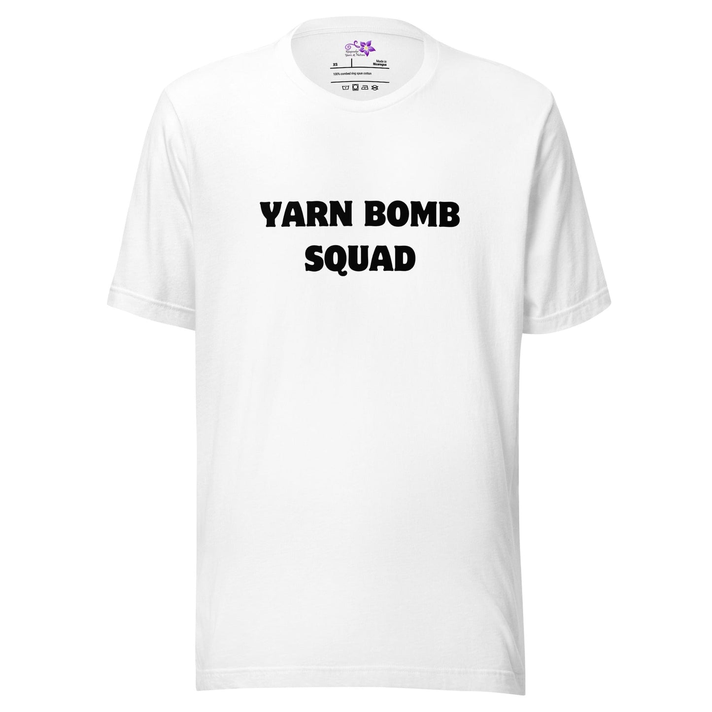 Yarn Bomb Squad Crew Neck T-Shirt White / XS