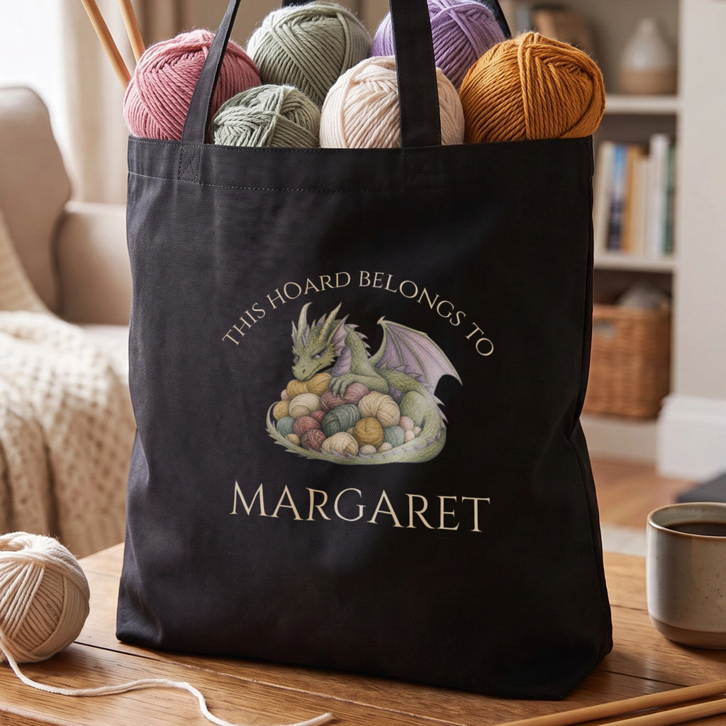 This Hoard Belongs To Custom Name Tote Bag | Rhapsodye Yarns