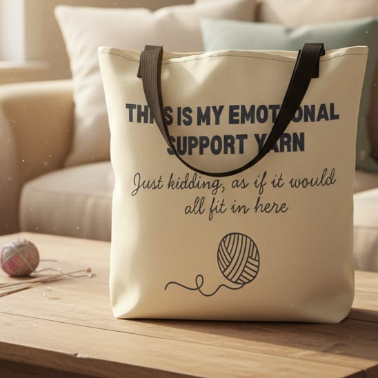 Just Kidding Tote Bag