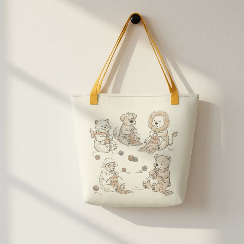 Animal Picknit Full Print Tote