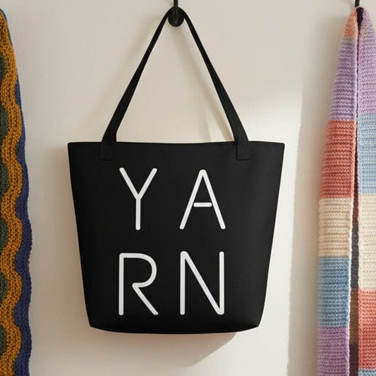 Y.A.R.N Tote Bag Black