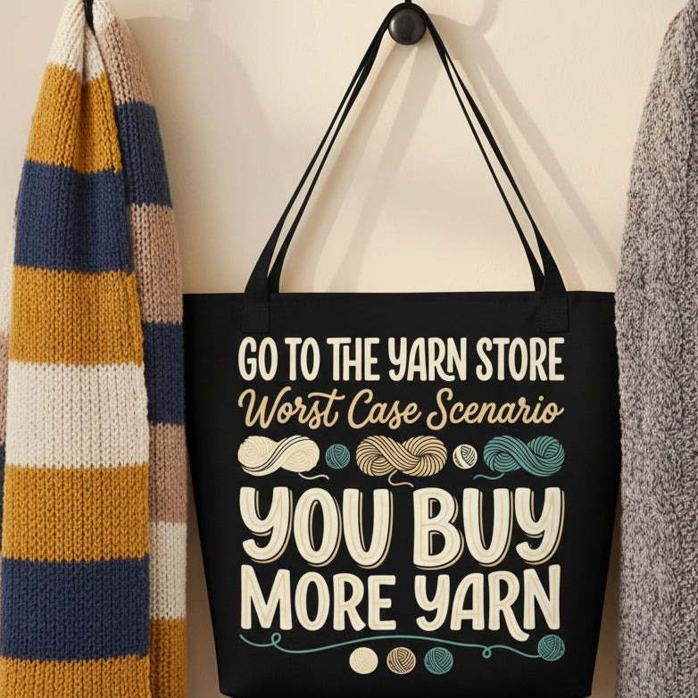 Buy More Yarn Tote Bag