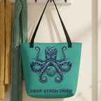 Deep Stash Diver Tote Bag
