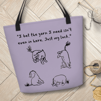 'Eeyore' Large Tote Bag