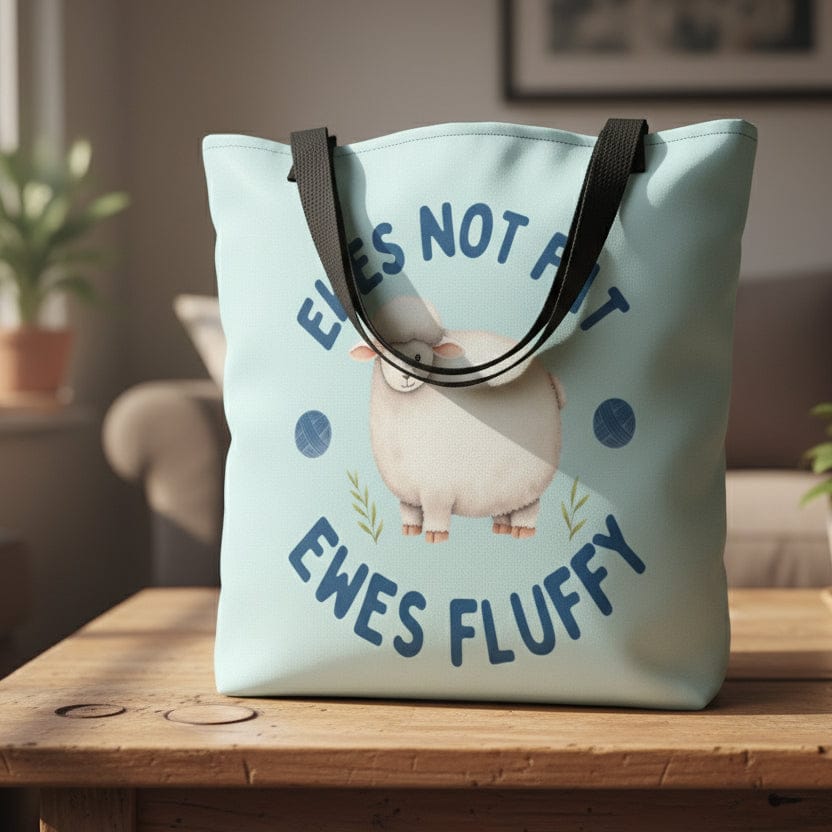 Ewes Not Fat Tote Bag