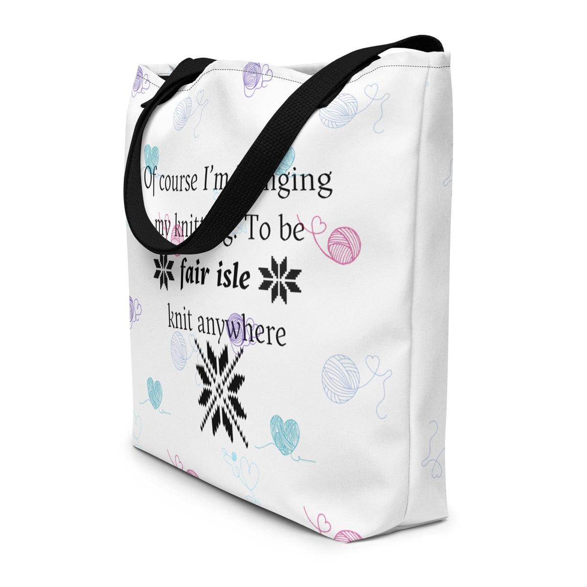 'Fairisle' Large Tote Bag