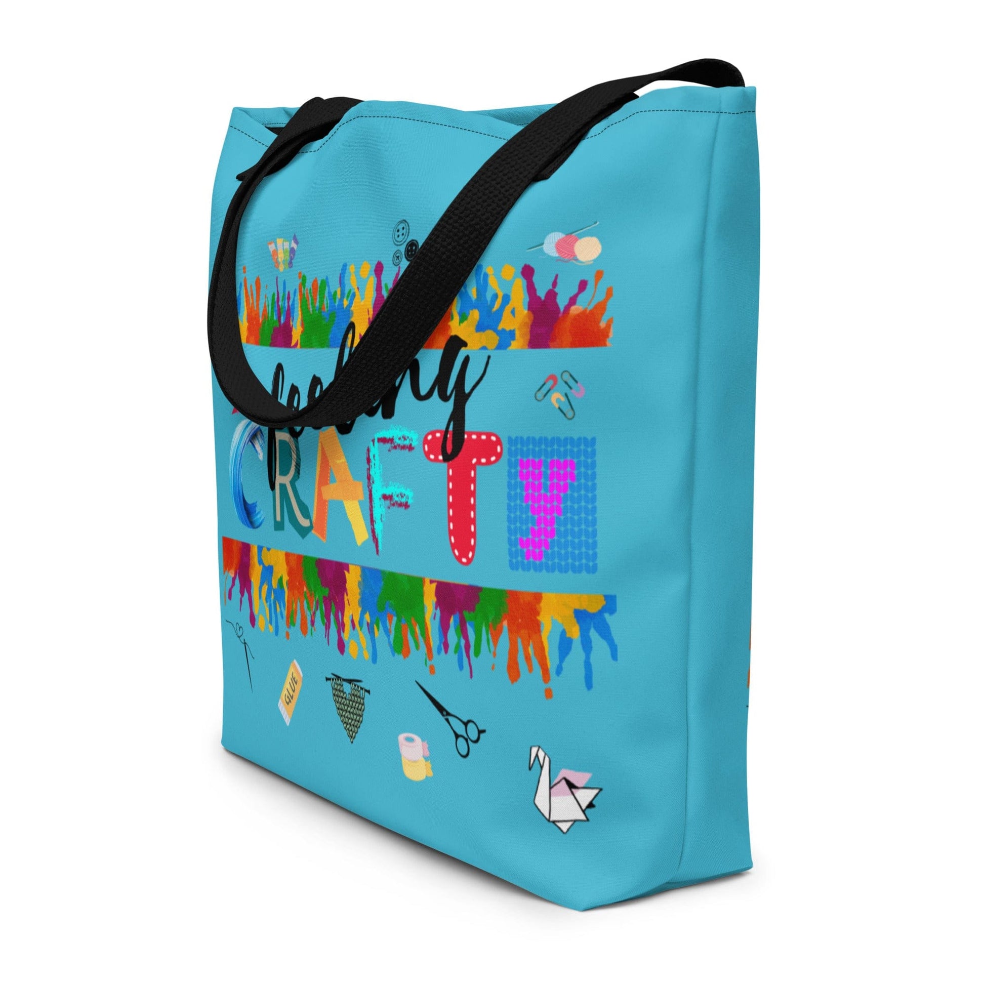 'Feeling Crafty' Large Tote Bag