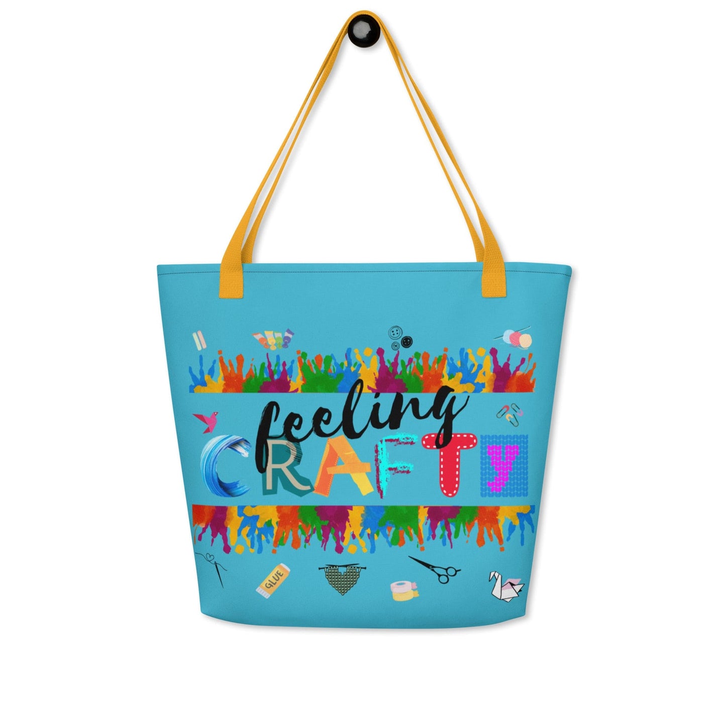 'Feeling Crafty' Large Tote Bag