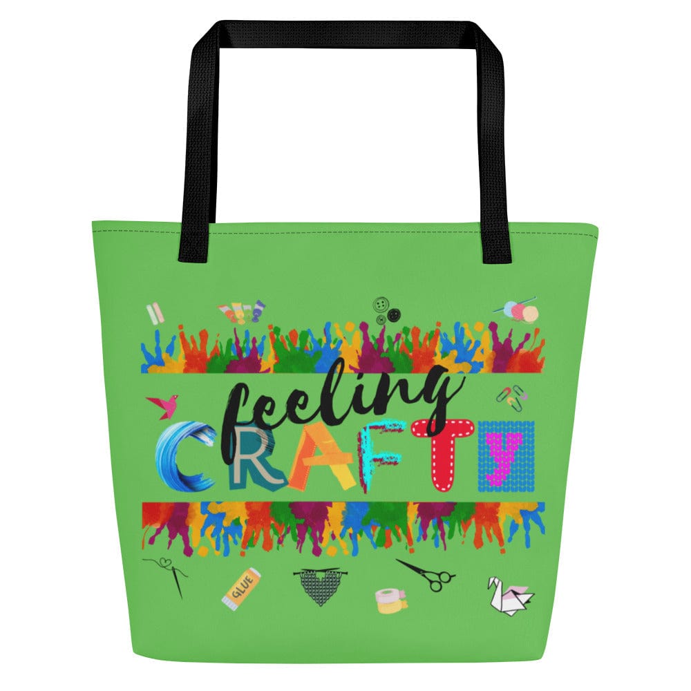 'Feeling Crafty' Large Tote Bag
