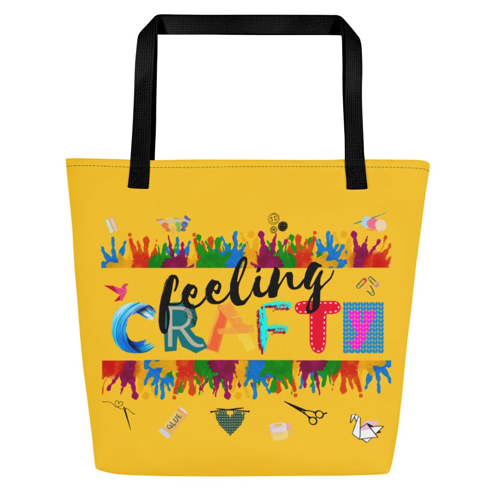 'Feeling Crafty' Large Tote Bag