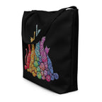 Fiber Felines Large Tote Bag
