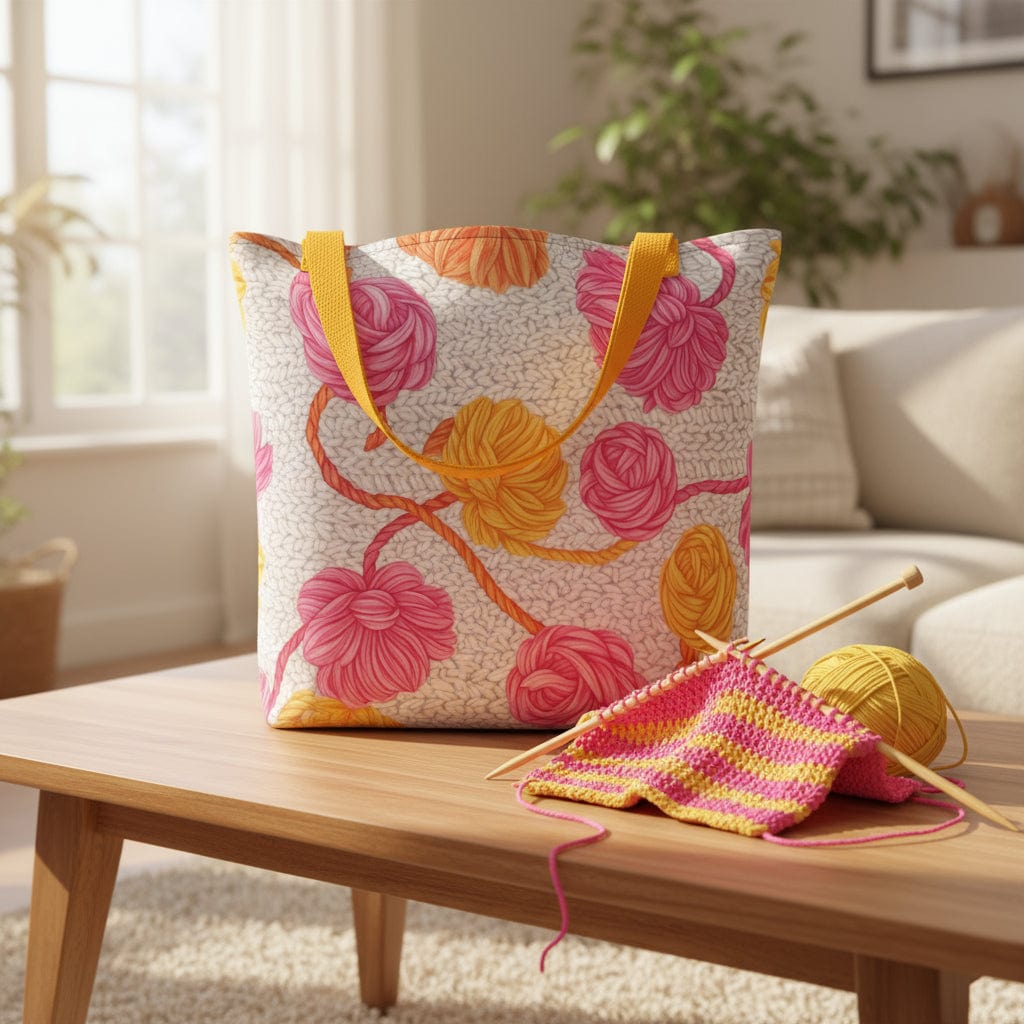 Fiber Fiesta Full Print Tote