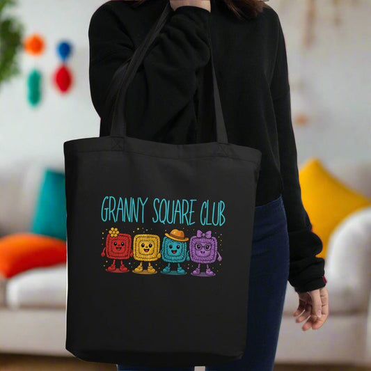 Granny Square Club Eco Tote Bag
