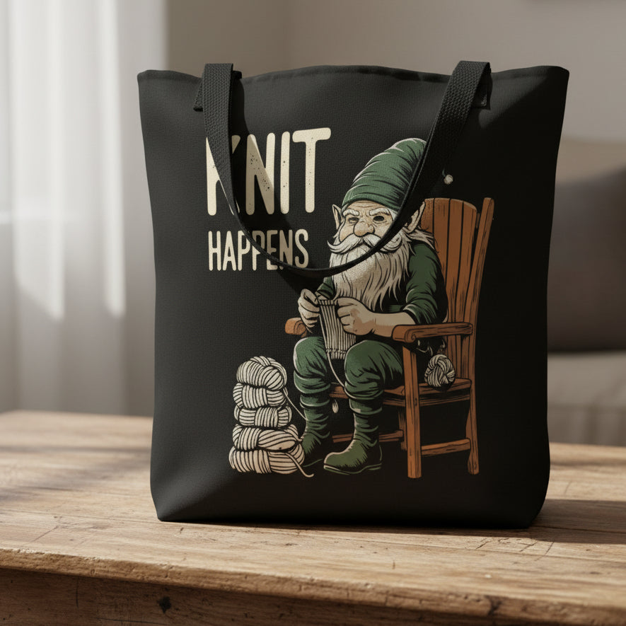 Knit Happens Tote Bag