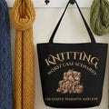 Knitting Scenario Tote Bag