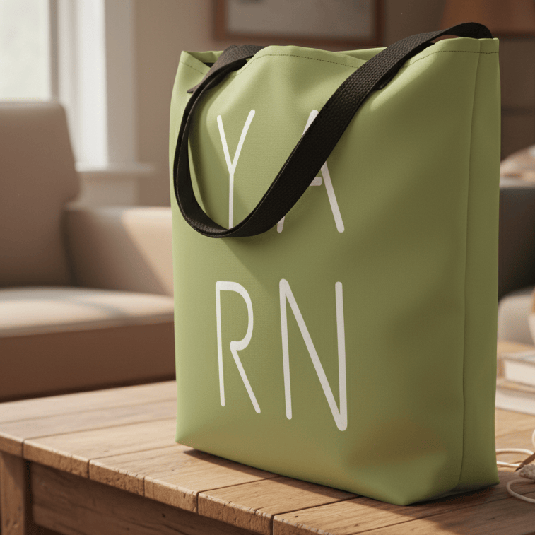 Y.A.R.N Tote Bag Moss Green