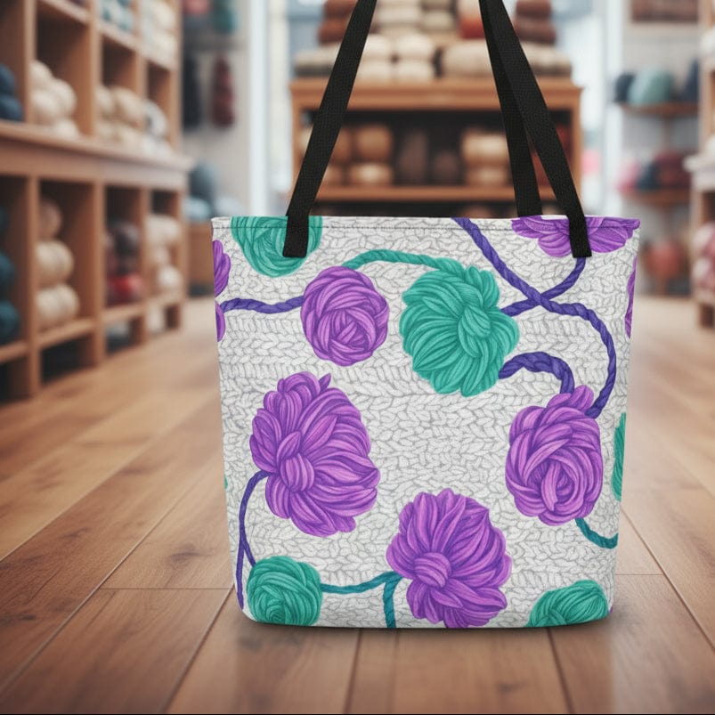Night Bloom Full Print Tote