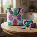 Night Bloom Full Print Tote