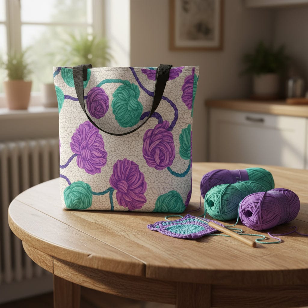 Night Bloom Full Print Tote