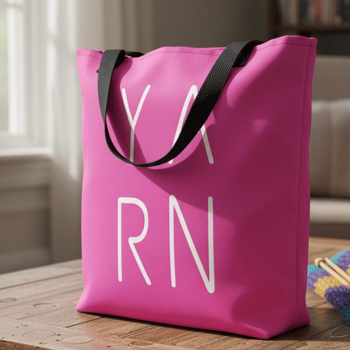 Y.A.R.N Tote Bag Pink