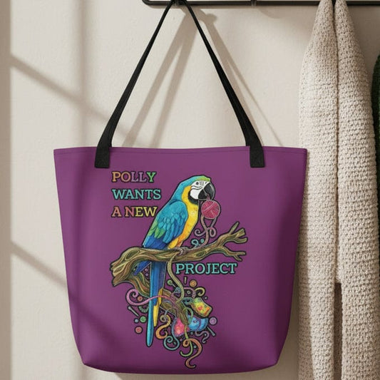 Polly Wants a New Project Tote Bag