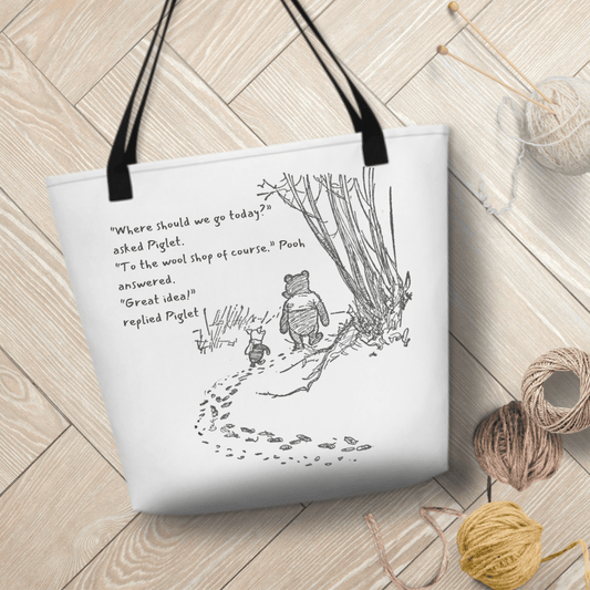 'Pooh and Piglet' Large Tote Bag