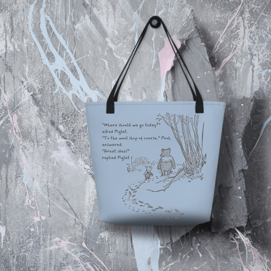 'Pooh and Piglet' Large Tote Bag