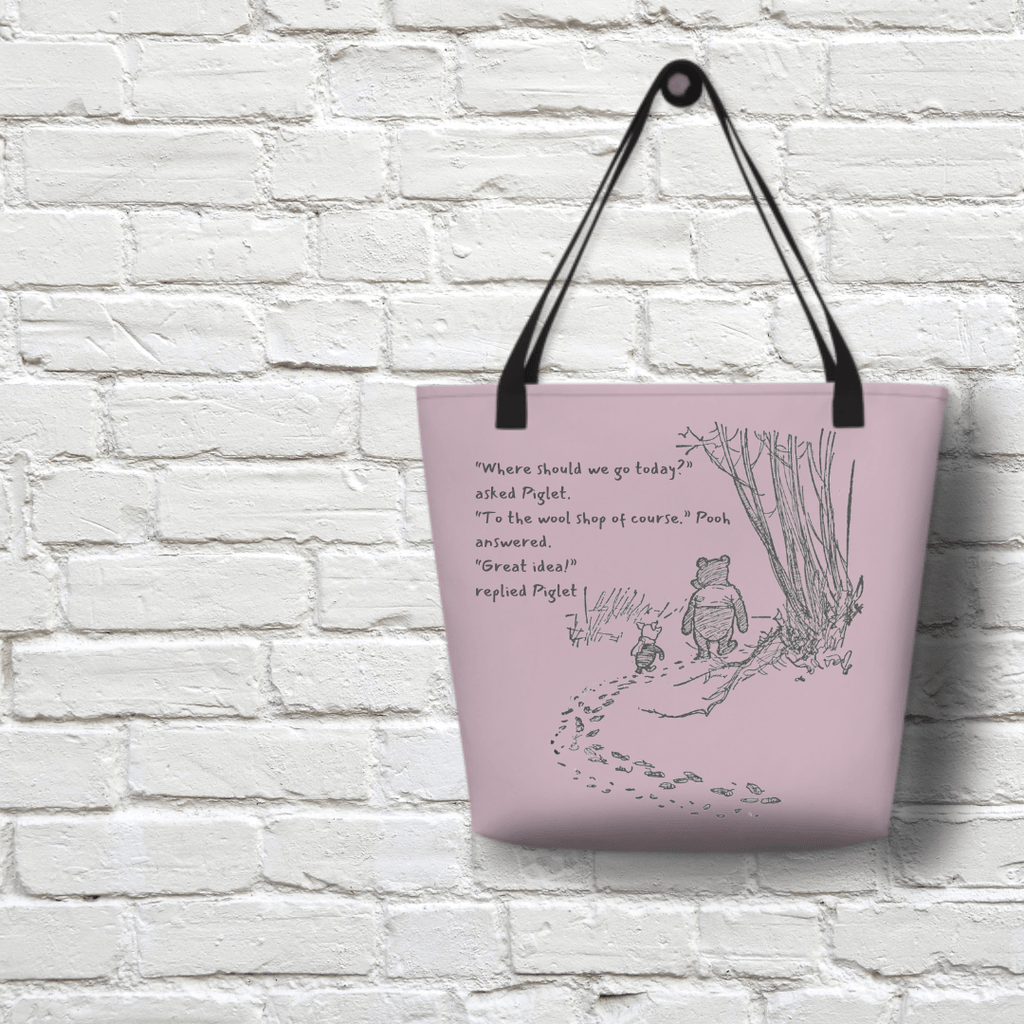 'Pooh and Piglet' Large Tote Bag