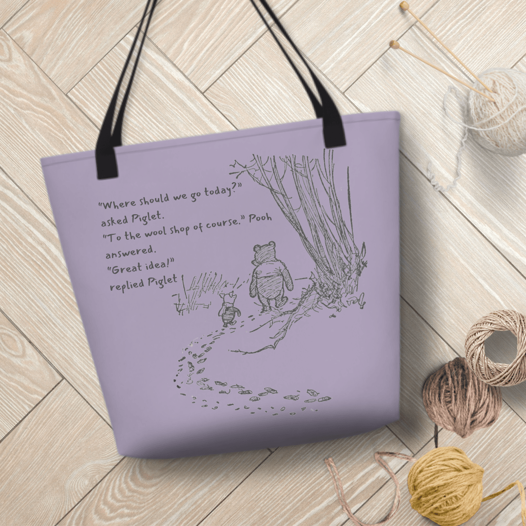 'Pooh and Piglet' Large Tote Bag