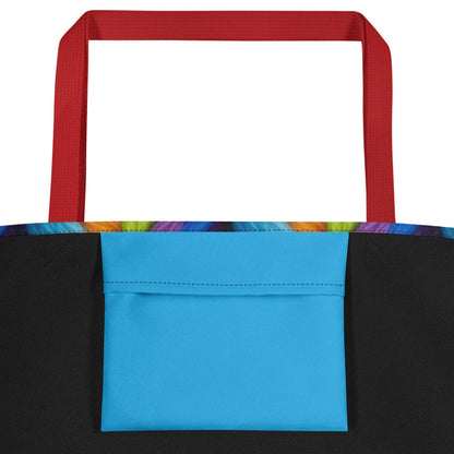 Rainbow Twist Full Print Tote