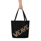 Rainbow Weave Large Tote Bag
