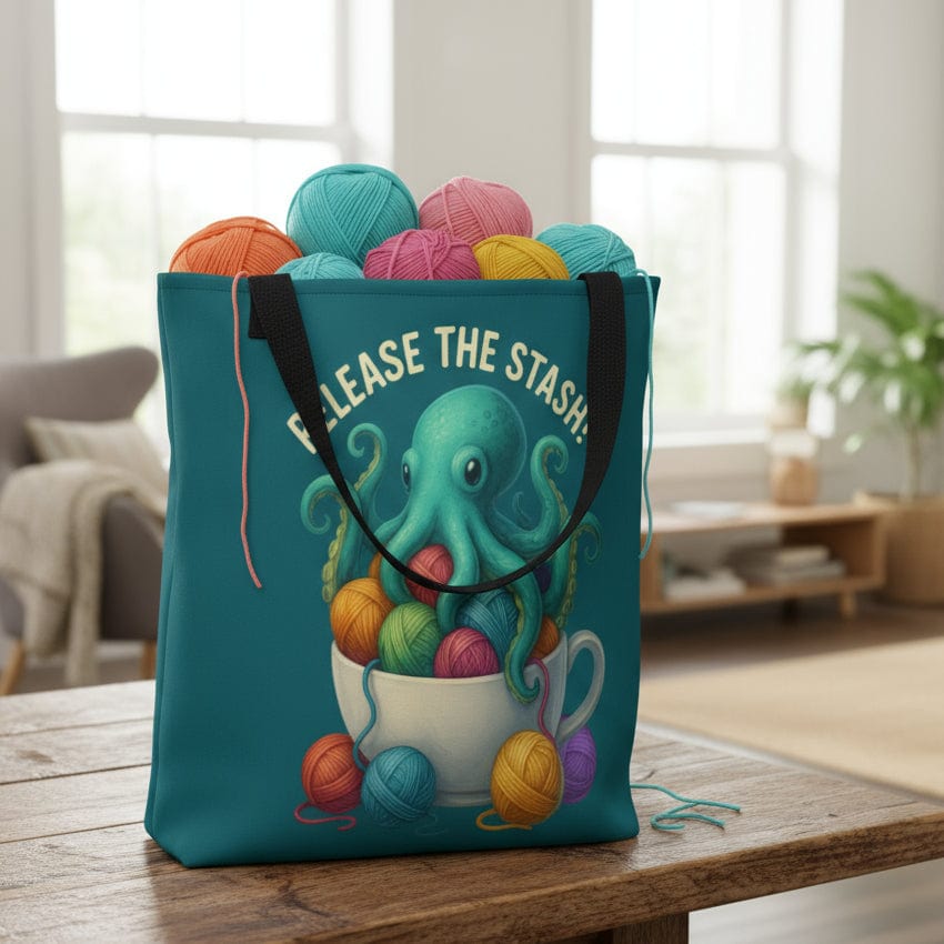 Release the Stash Kraken Tote Bag