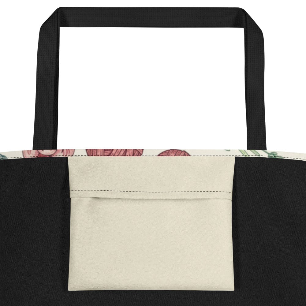 Rustic Stitch Full Print Tote