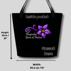 Rustic Stitch Full Print Tote