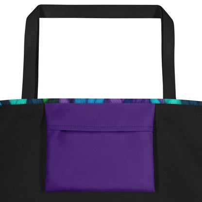 Spinning Jewels Full Print Tote