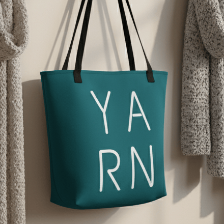 Y.A.R.N Tote Bag Teal